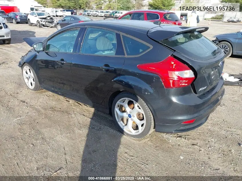 2014 Ford Focus St VIN: 1FADP3L96EL195736 Lot: 41866881