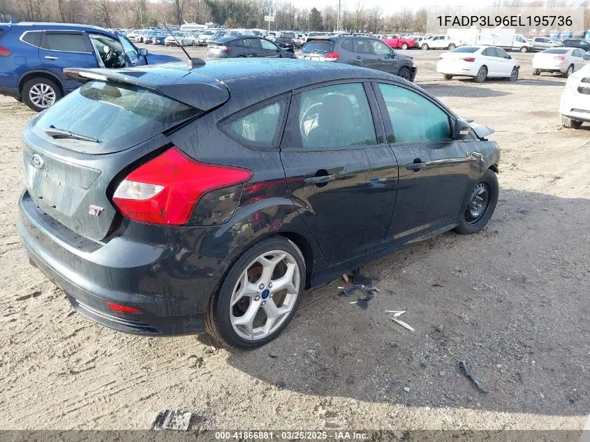 2014 Ford Focus St VIN: 1FADP3L96EL195736 Lot: 41866881