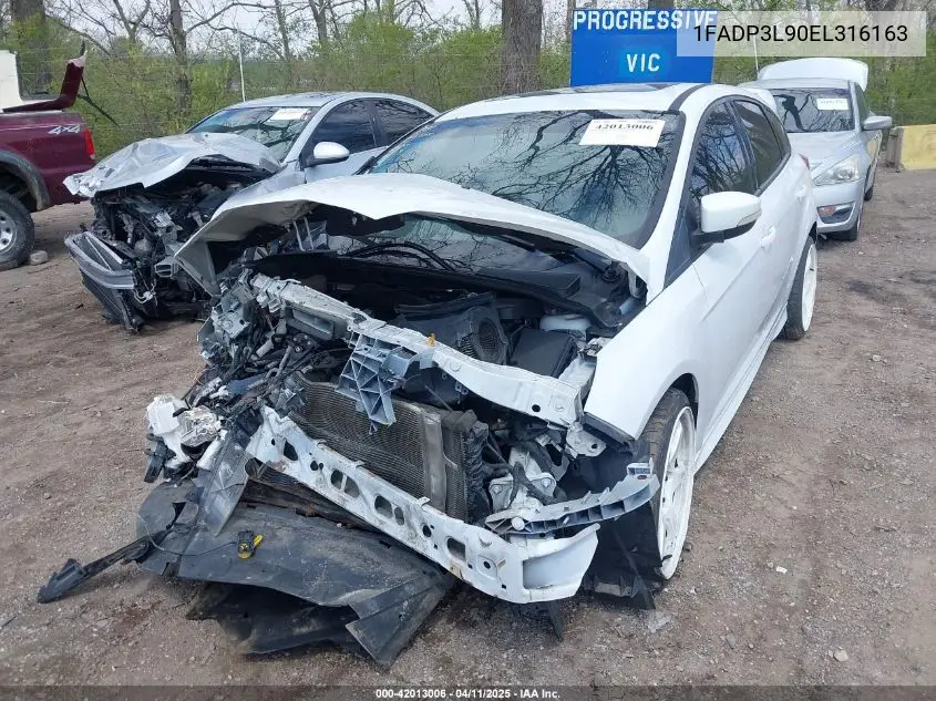 2014 Ford Focus St VIN: 1FADP3L90EL316163 Lot: 42013006
