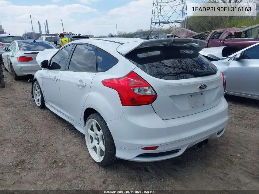 2014 Ford Focus St VIN: 1FADP3L90EL316163 Lot: 42013006
