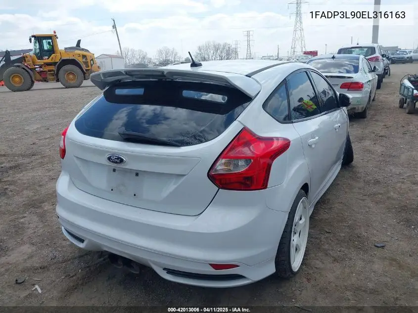 2014 Ford Focus St VIN: 1FADP3L90EL316163 Lot: 42013006