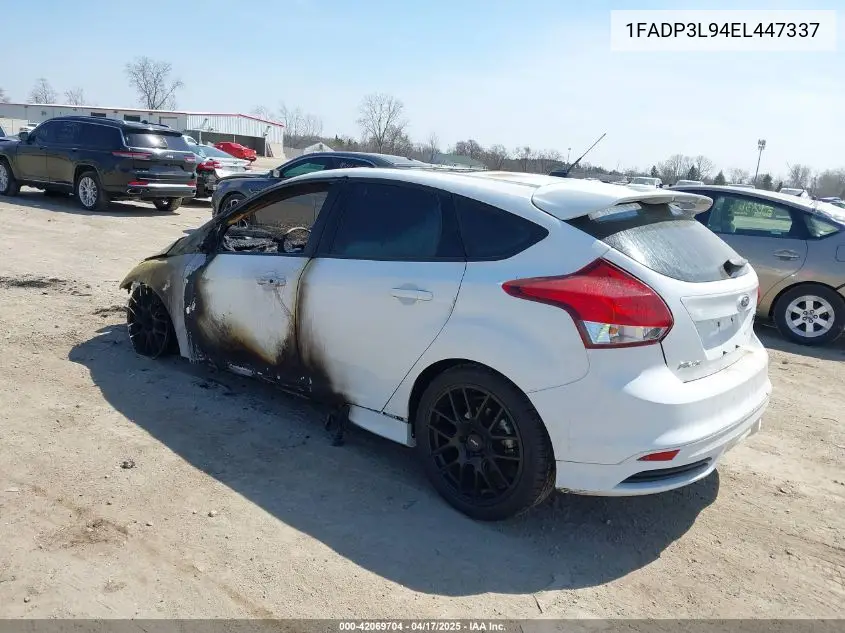 2014 Ford Focus St VIN: 1FADP3L94EL447337 Lot: 42069704