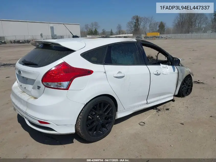 2014 Ford Focus St VIN: 1FADP3L94EL447337 Lot: 42069704