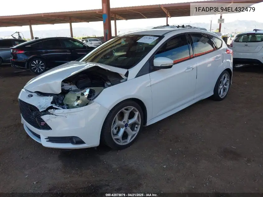 2014 Ford Focus St VIN: 1FADP3L94EL432479 Lot: 42078876