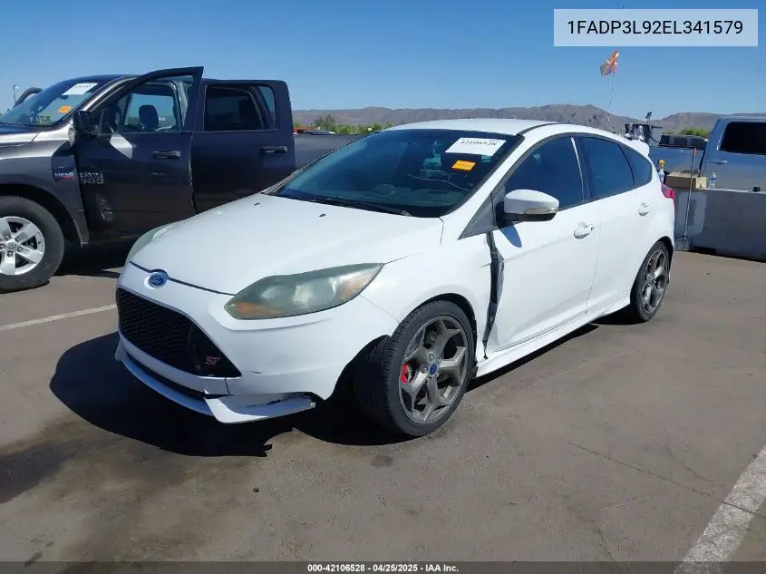 2014 Ford Focus St VIN: 1FADP3L92EL341579 Lot: 42106528