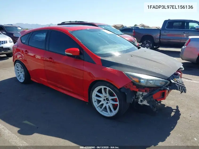 2014 Ford Focus St VIN: 1FADP3L97EL156136 Lot: 42506560