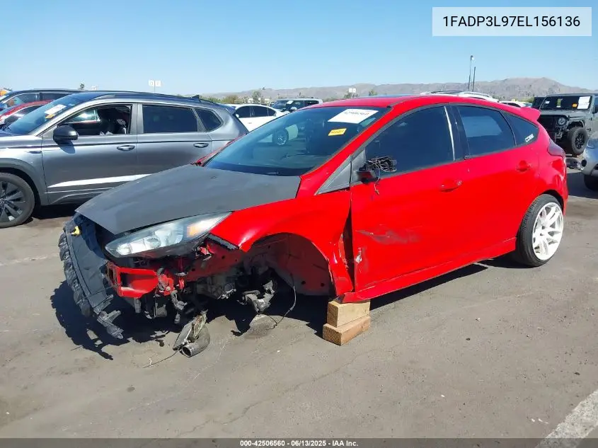 2014 Ford Focus St VIN: 1FADP3L97EL156136 Lot: 42506560