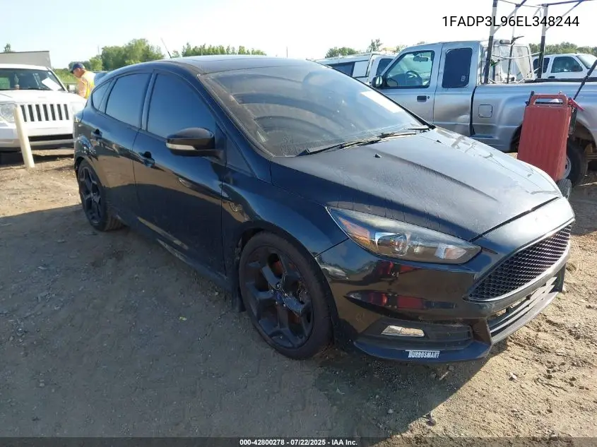 2014 Ford Focus St VIN: 1FADP3L96EL348244 Lot: 42800278