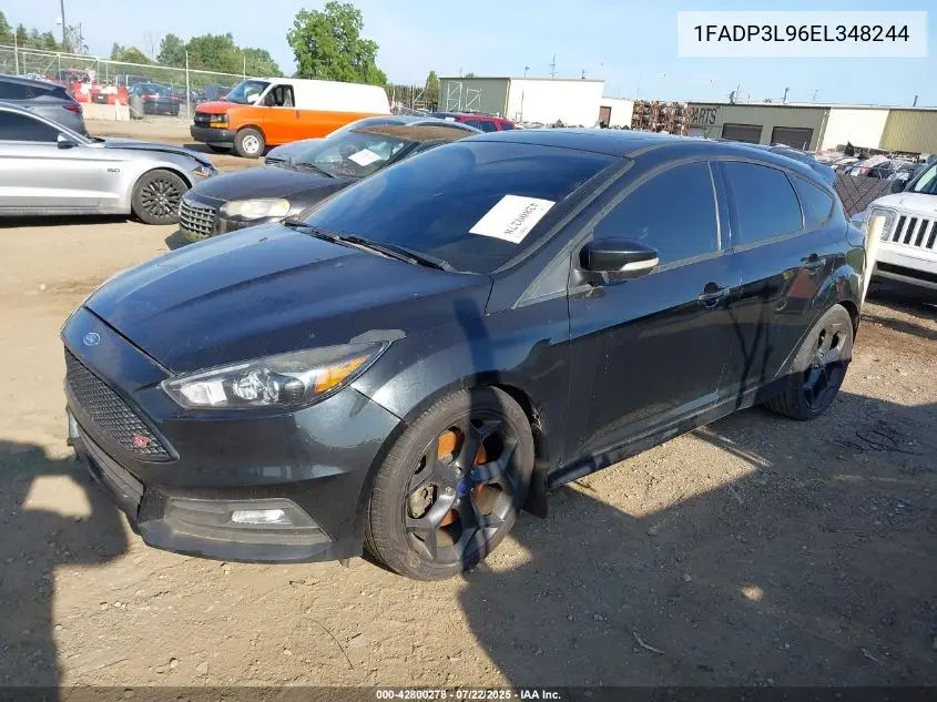 2014 Ford Focus St VIN: 1FADP3L96EL348244 Lot: 42800278