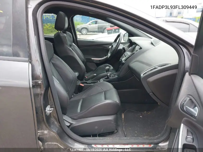 2015 Ford Focus St St VIN: 1FADP3L93FL309449 Lot: 12341807
