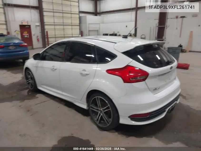 2015 Ford Focus St VIN: 1FADP3L9XFL261741 Lot: 41641449