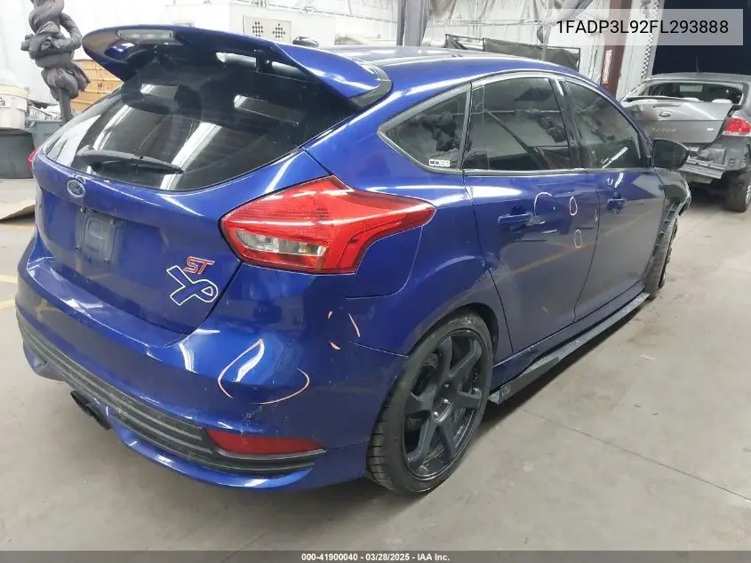 2015 Ford Focus St VIN: 1FADP3L92FL293888 Lot: 41900040