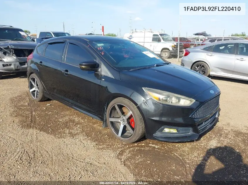 2015 Ford Focus St VIN: 1FADP3L92FL220410 Lot: 42031734