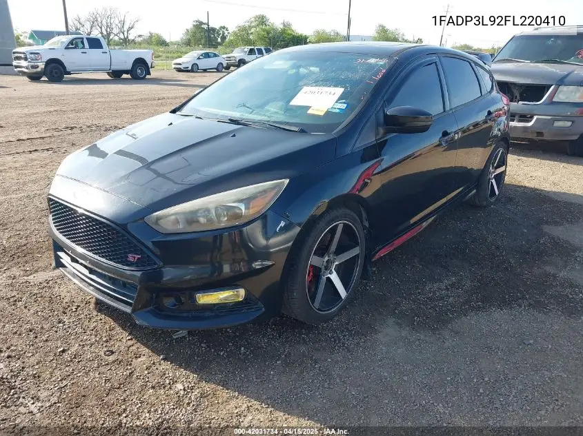 2015 Ford Focus St VIN: 1FADP3L92FL220410 Lot: 42031734