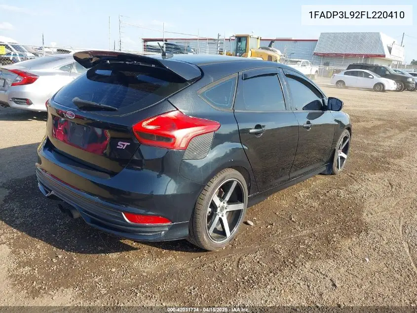 2015 Ford Focus St VIN: 1FADP3L92FL220410 Lot: 42031734