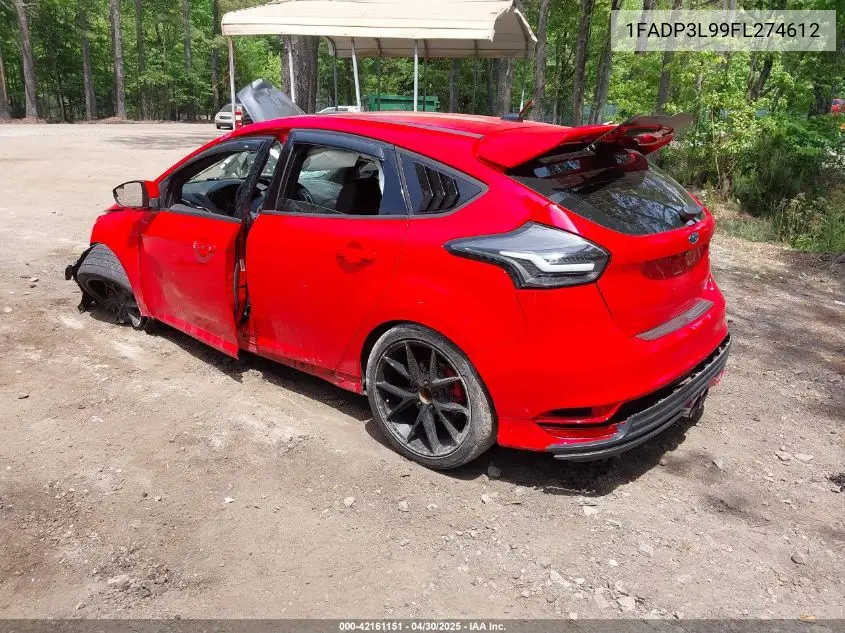 2015 Ford Focus St VIN: 1FADP3L99FL274612 Lot: 42161151