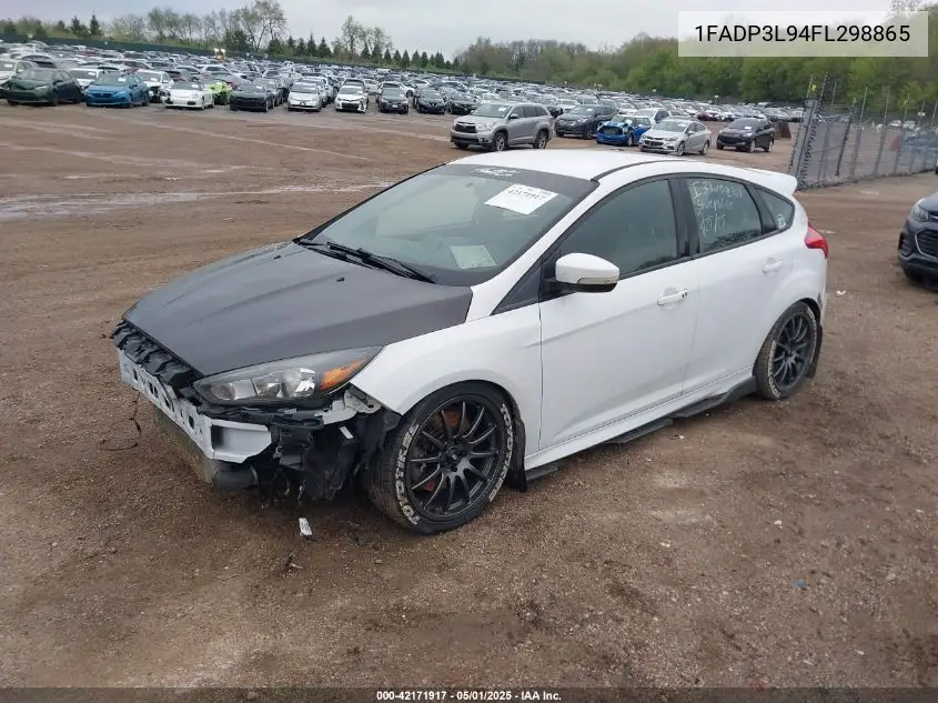 2015 Ford Focus St VIN: 1FADP3L94FL298865 Lot: 42171917