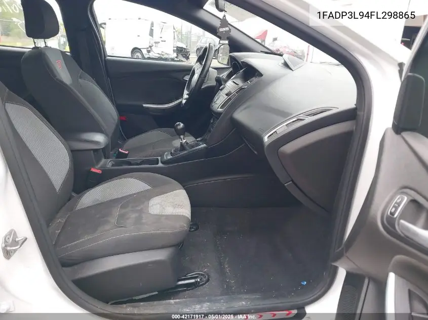 2015 Ford Focus St VIN: 1FADP3L94FL298865 Lot: 42171917