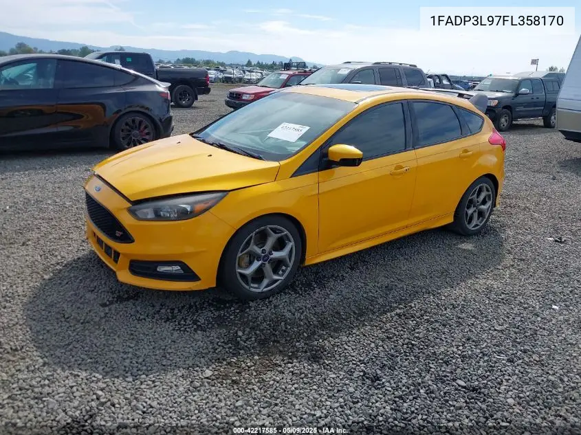 2015 Ford Focus St VIN: 1FADP3L97FL358170 Lot: 42217585