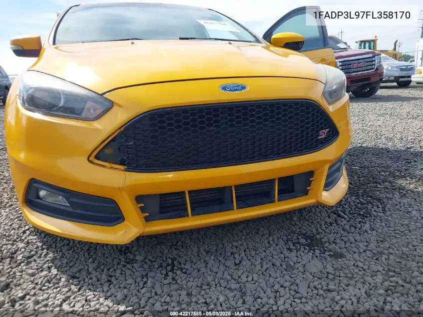 2015 Ford Focus St VIN: 1FADP3L97FL358170 Lot: 42217585