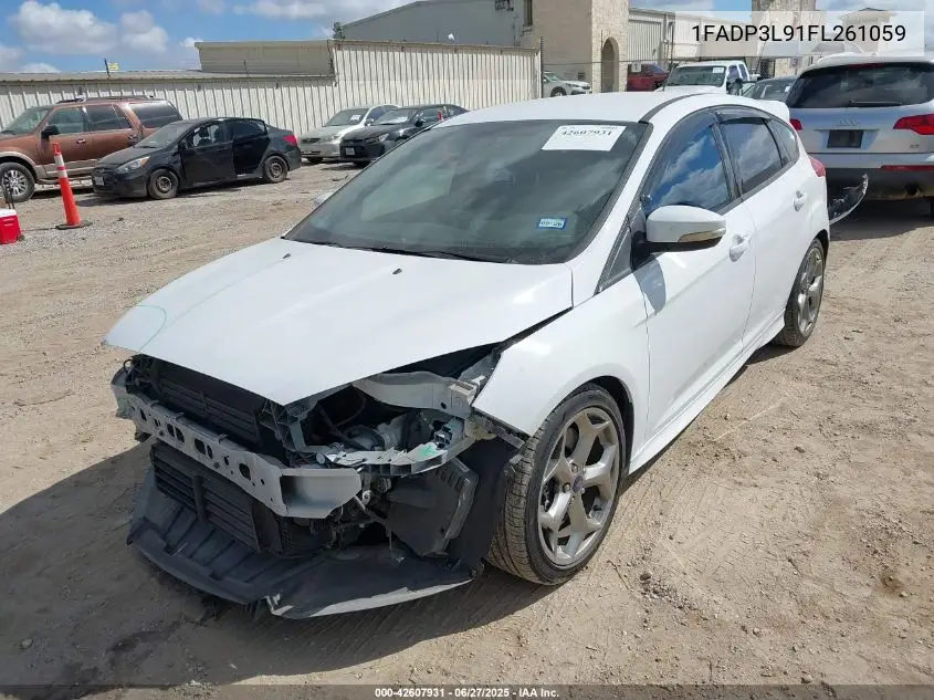 2015 Ford Focus St VIN: 1FADP3L91FL261059 Lot: 42607931