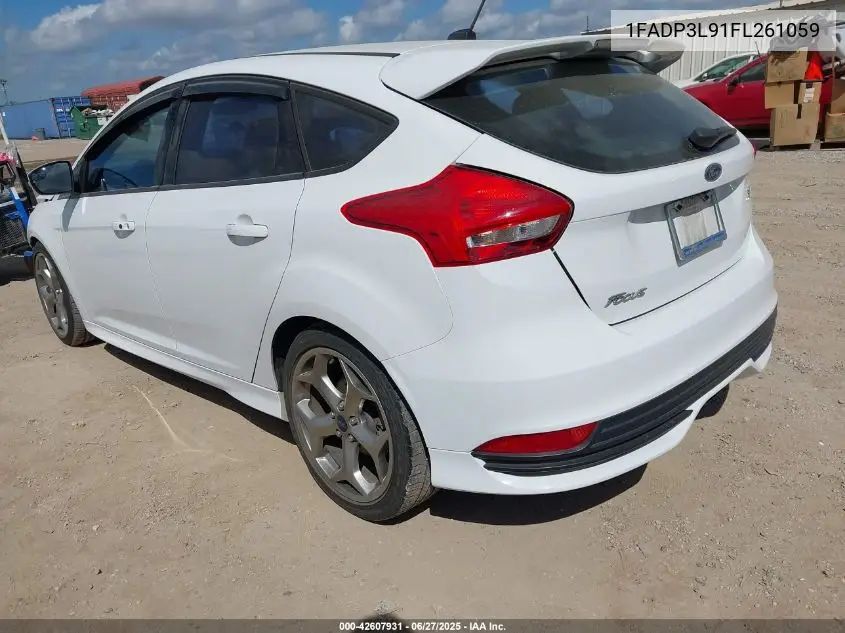 2015 Ford Focus St VIN: 1FADP3L91FL261059 Lot: 42607931