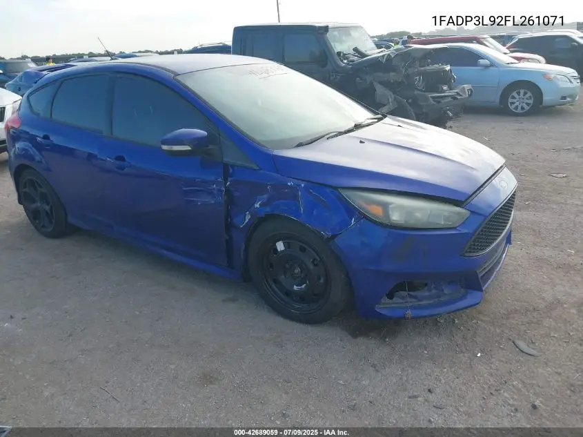 2015 Ford Focus St VIN: 1FADP3L92FL261071 Lot: 42689059