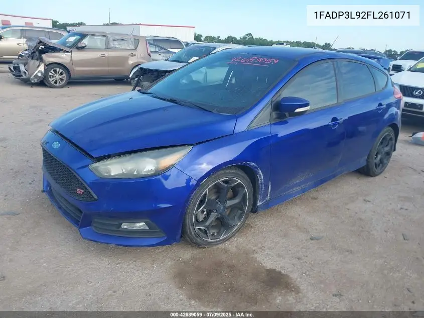 2015 Ford Focus St VIN: 1FADP3L92FL261071 Lot: 42689059