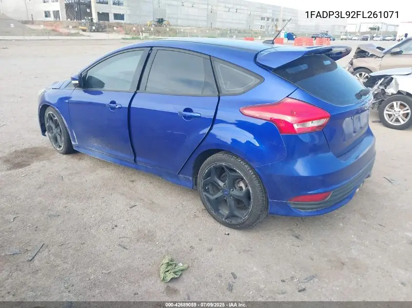 2015 Ford Focus St VIN: 1FADP3L92FL261071 Lot: 42689059