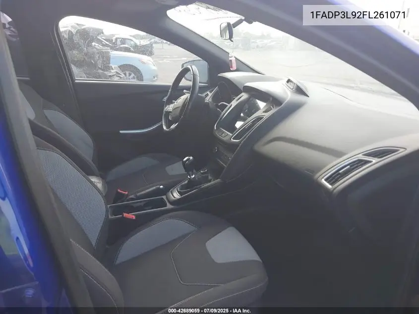 2015 Ford Focus St VIN: 1FADP3L92FL261071 Lot: 42689059