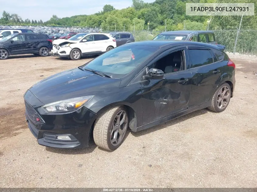 2015 Ford Focus St VIN: 1FADP3L90FL247931 Lot: 42712736