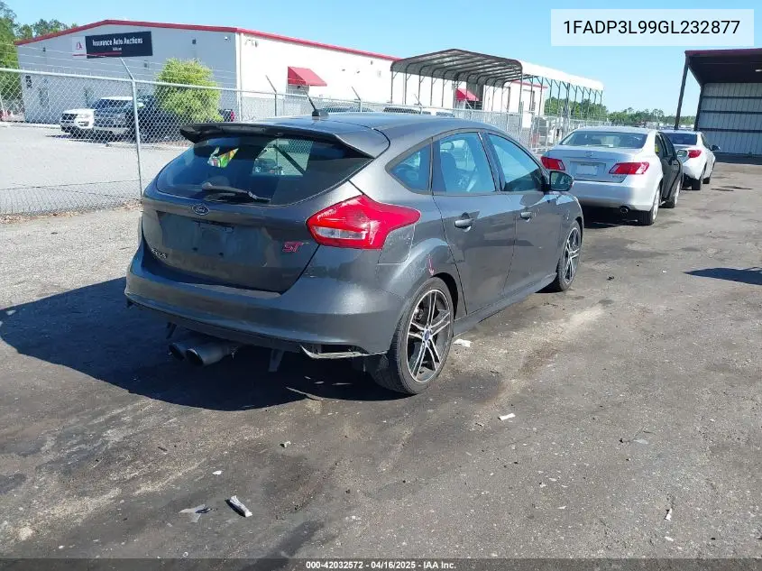2016 Ford Focus St VIN: 1FADP3L99GL232877 Lot: 42032572