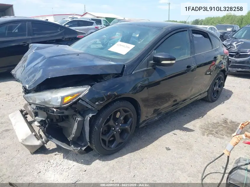 2016 Ford Focus St VIN: 1FADP3L91GL328258 Lot: 42091216