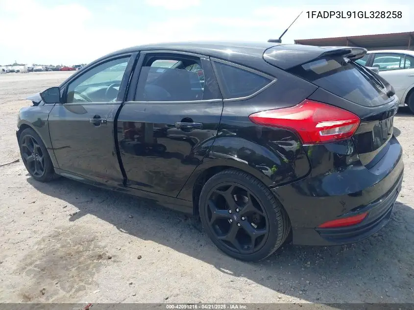 2016 Ford Focus St VIN: 1FADP3L91GL328258 Lot: 42091216