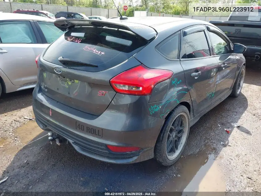 2016 Ford Focus St VIN: 1FADP3L96GL223912 Lot: 42151972