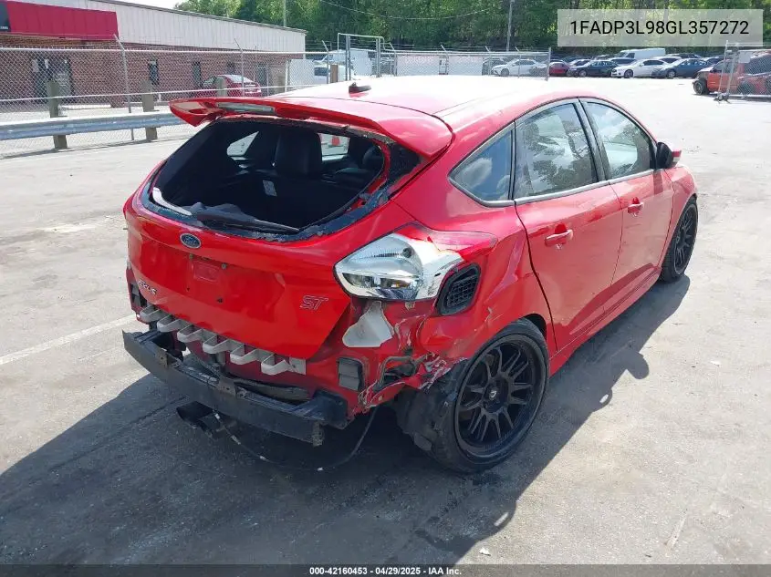 2016 Ford Focus St VIN: 1FADP3L98GL357272 Lot: 42160453
