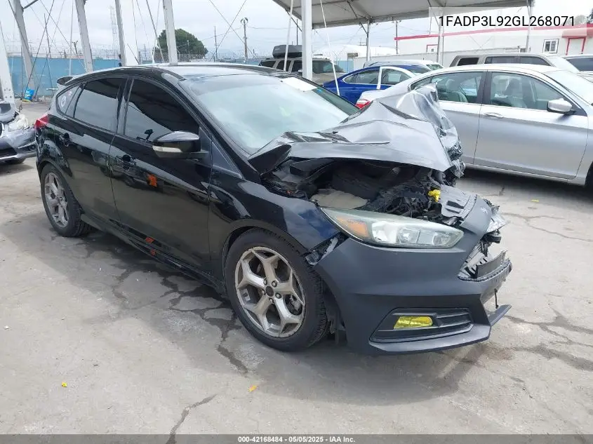 2016 Ford Focus St VIN: 1FADP3L92GL268071 Lot: 42168484