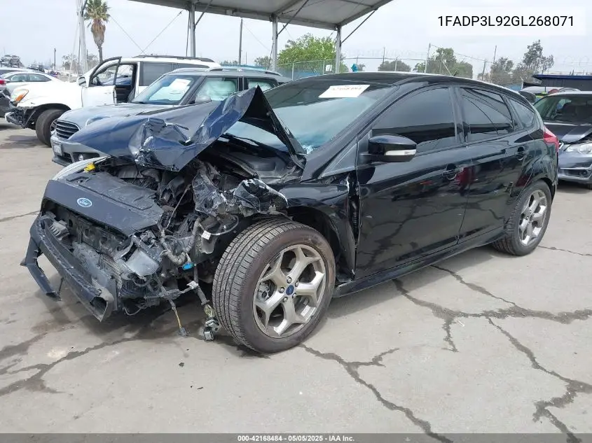 2016 Ford Focus St VIN: 1FADP3L92GL268071 Lot: 42168484
