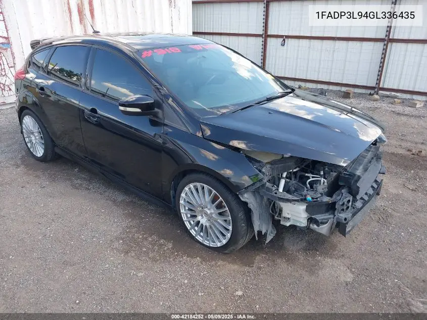 2016 Ford Focus St VIN: 1FADP3L94GL336435 Lot: 42184252