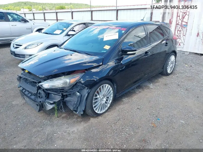 2016 Ford Focus St VIN: 1FADP3L94GL336435 Lot: 42184252