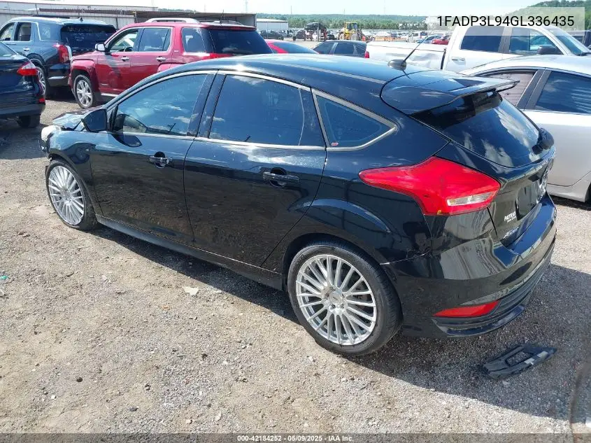 2016 Ford Focus St VIN: 1FADP3L94GL336435 Lot: 42184252