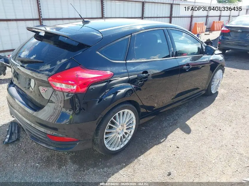 2016 Ford Focus St VIN: 1FADP3L94GL336435 Lot: 42184252