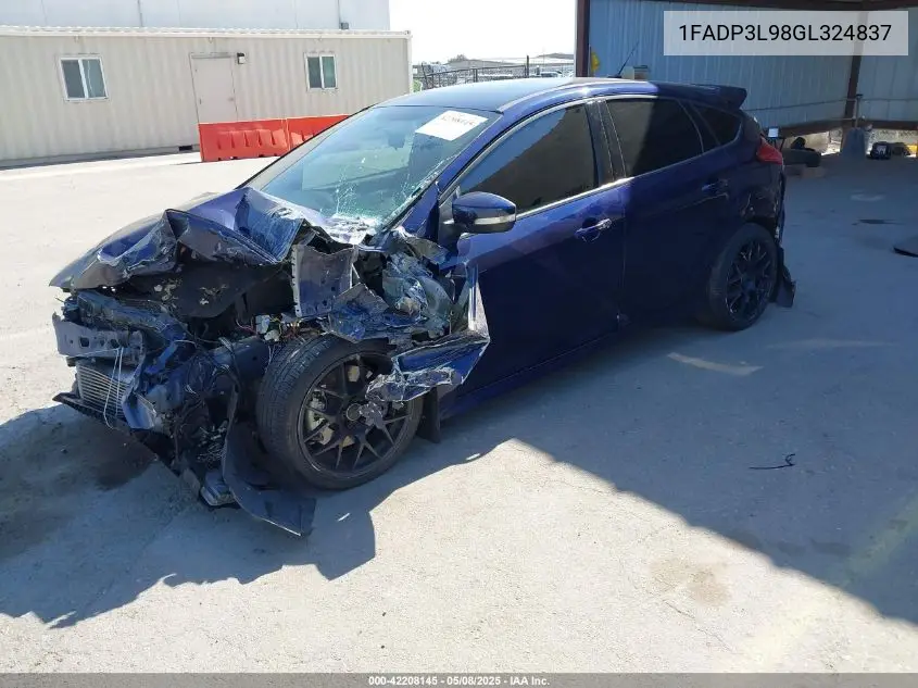 2016 Ford Focus St VIN: 1FADP3L98GL324837 Lot: 42208145