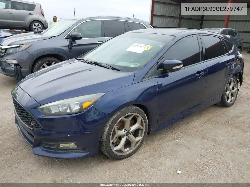 2016 Ford Focus St VIN: 1FADP3L90GL279747 Lot: 42325109