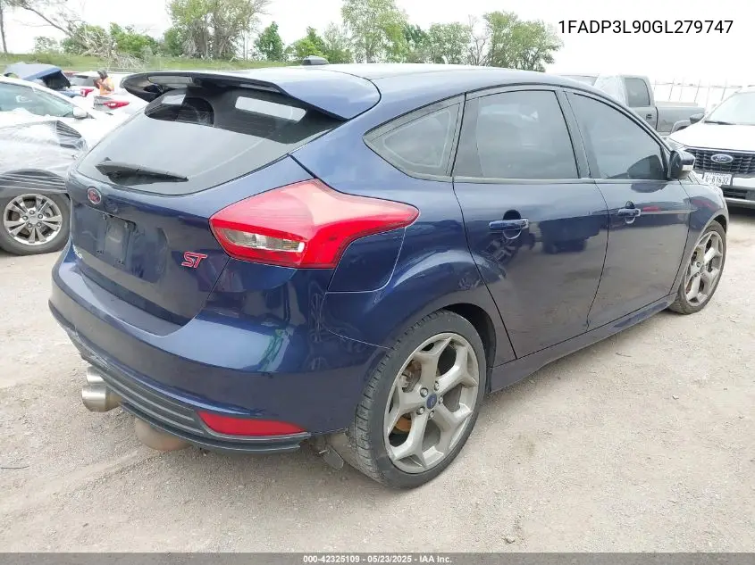 2016 Ford Focus St VIN: 1FADP3L90GL279747 Lot: 42325109