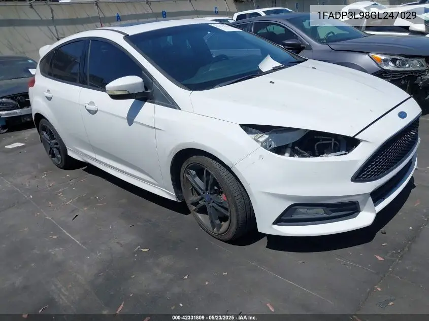 2016 Ford Focus St VIN: 1FADP3L98GL247029 Lot: 42331809