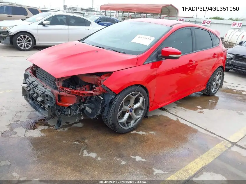 2016 Ford Focus St VIN: 1FADP3L94GL351050 Lot: 42624119