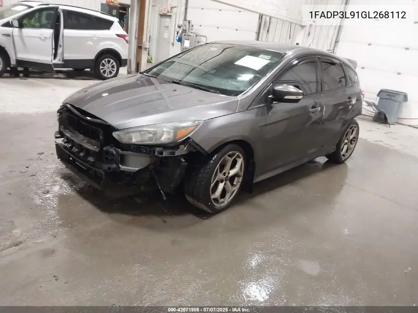 2016 Ford Focus St St VIN: 1FADP3L91GL268112 Lot: 42671506