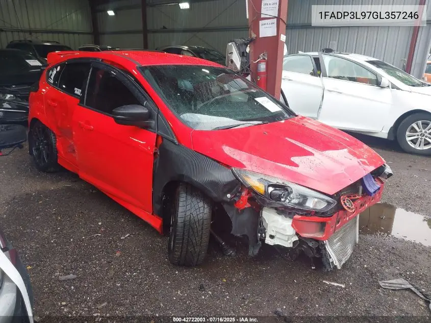 2016 Ford Focus St VIN: 1FADP3L97GL357246 Lot: 42722003
