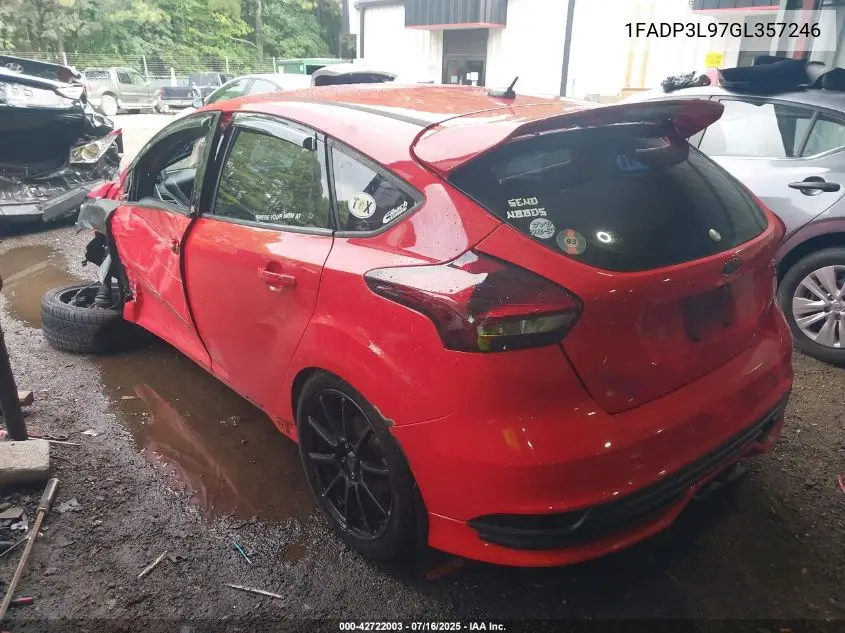 2016 Ford Focus St VIN: 1FADP3L97GL357246 Lot: 42722003